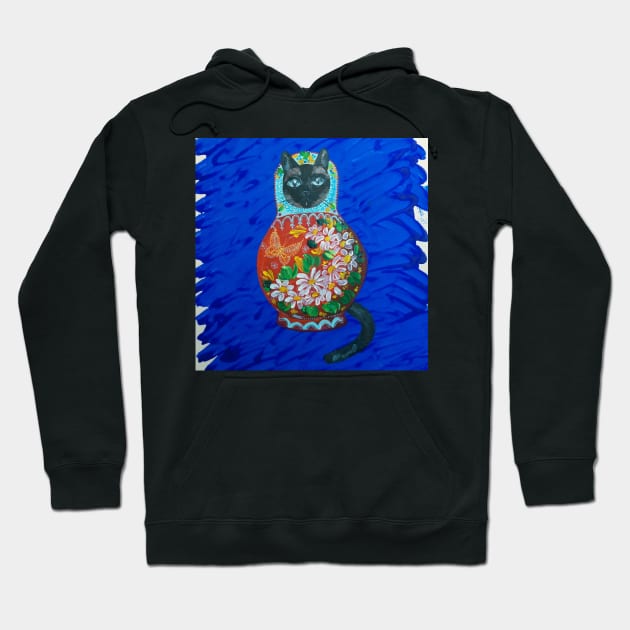 Matryoshka Cat Hoodie by Novaart